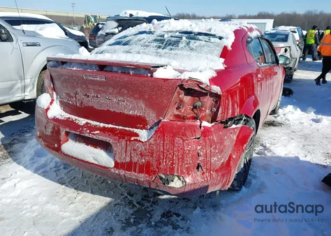 2013 Dodge Avenger Se V6 из США, поврежденный, VIN 1C3CDZAG3DN581735